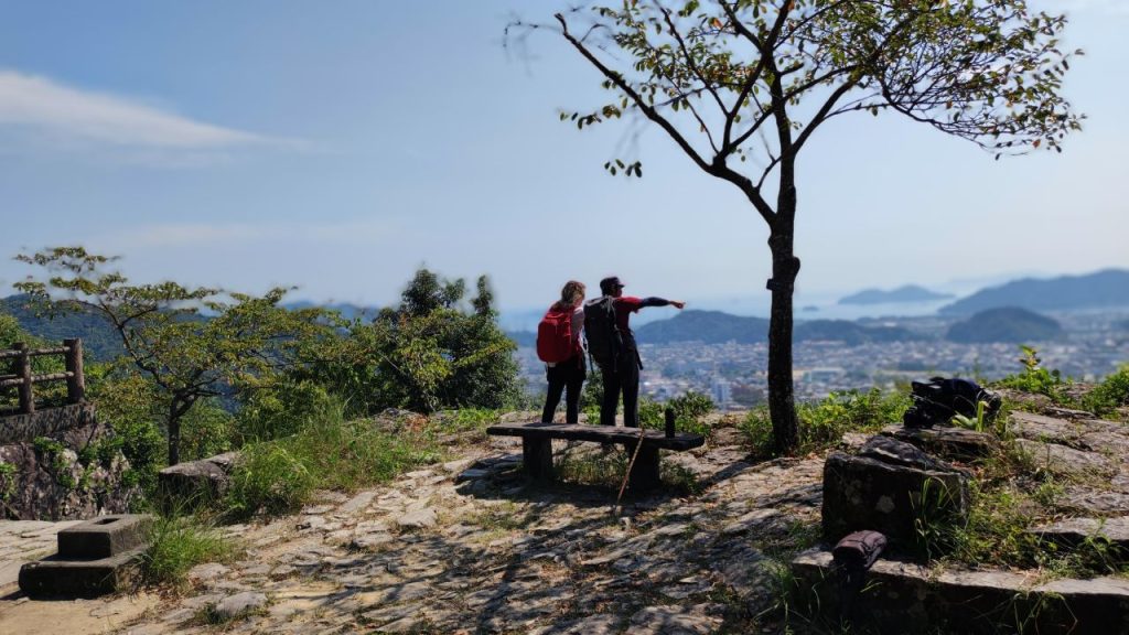 Vue depuis Saiki Shiroyama, Oita